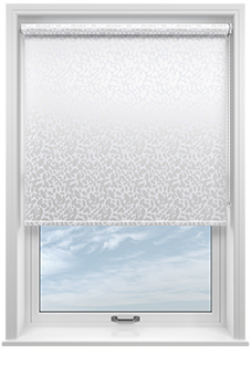 Jasmine (Blackout), Lily White - Twist&Fit Roller Blind